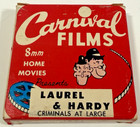 Vintage Carnival Films 8mm Laurel And Hardy Criminals At Large Home Movies