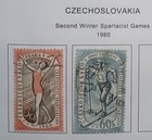 Czechoslovakia- 1960 -  Lot Of Stamps  On Album Page - Used