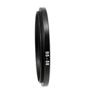  2 Pcs   55-58mm 55mm To 58mm Alumnium Metal Step Up Lens Filter Ring Adapter