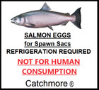 Natural Salmon Eggs 4 Oz For Spawn Sacs Fishing Bait Usa Harvested Cured Sen8