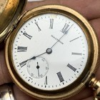 Waltham Seaside Pocket Watch Model 1890 - 7j - Sz  6s  Hunting Case   Works   