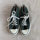 Vintage 80s Made In Usa Green Converse Chuck Taylor All Star Low Top Sneakers