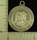 Vintage Saint Christopher Medal Religious Holy Catholic Jesus Christ Large