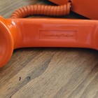 Vintage Orange Itt Stromberg Carlson Desk Rotary Dial Telephone Phone 