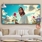 Jesus Diamond Painting Art Kit 20x39 Inch - Diy Gem Painting For Home Decor