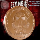  a  Jackson Ridez Again  1 Oz 999 Copper Round Apocalypeze Series Limited   Rare