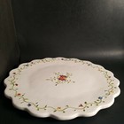 Sigma The Tastesetter Andrea West Bird In Hand 9  Cake Plate Flowers Dessert
