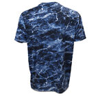 Paramount Mossy Oak Elements Quick Dry Short Sleeve Fishing Shirt  marlin Blue 