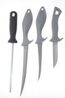 5-piece Fish Fillet Knife Kit Including Cutting Board   Sharpening Steel In A