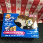 Zhu Zhu Pets Hamster  winkie  Black White  Scoots Chatters New
