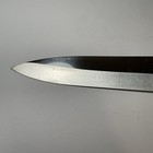 Cutco  1725 Classic 9 1 4  French Chef Knife Marbled Red   Brown Handle Vintage