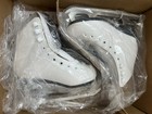 Lake Placid Cascade Girls Figure Ice Skates White Size Y11 Youth 11 Beginner New