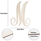 Cursive Wooden Letters For Wall Decor 14 Inch Large Letters    