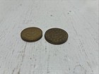 Vintage American Eagle Stars Brass Arcade Token Coin Lot Of 4 - 2 Sizes 2 Each