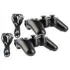2x Black Wireless Bluetooth Video Game Controller Pad For Sony Ps3 Playstation 3