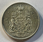          1966 Canadian Half Dollar   80  Silver   Extremely Fine Condition