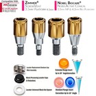 Dental Overdenture Zest Locator Abutment Legacy Anchor Hiossen Nobel Zimmer Cap