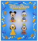 New Booster Pack Disney Pin Set 4 Mickey Donald Pluto Goofy Big Head Art Sealed