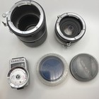 Nikon F   Yashica Vintage Film Lot  Meter  Prinz Tubes  2x Converter  Filters