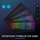 Wireless Keyboard And Mouse Combo - Dual System Rgb Backlit Mouse And Keyboar   