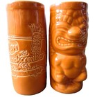 Tiki Mug Don The Beachcomber Royal Kona Resort Hawaii Orange Set Of 2 Cocktail
