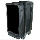 New Large Jewelry Display Box Black Carrying Travel Case W  Wheels