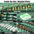 59pcs Universal Gun Cleaner Cleaning Kit For Rifle Pistol Shotgun All Caliber