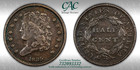 1835 Classic Head Half Cent  Certified Cac Xf Details  Superb Eye Appeal  C-1