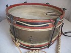 Antique British Military   Parade Marching Brass Snare Drum C  1810