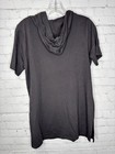 Michael Kors Hoodie T-shirt Zebra Logo Tunic Short Sleeve Size Medium Nwt