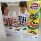 Play-doh Kitchen Creations Burger Barbecue Food Set With 5 Colors