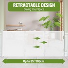 Extra Wide Baby Gate For Large Openings Retractable Baby Gates Indoor Outdoor   