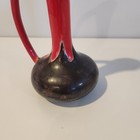 Mid Century Modern Mcm Red Vase Pitcher