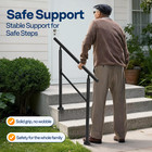 2pack 3 Step Hand Rails For Outdoor Steps Galvanized Stee Railing For Porch Deck