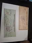 Group Of 5 Antique Bank Checks drafts 