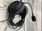 Gaming Headset Stereo Game Headphones With Microphone Black Red