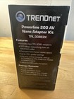 Trendnet Powerline 200 Av Nano Adapter Tpl-308e2k Unused Open Box