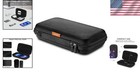 Black Hard Eva Protective Case - Lightweight Portable Carrying Bag With Pocket