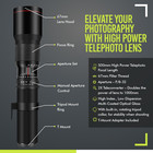 High-power 500mm 1000mm F 8 Manual Telephoto Lens For Canon Eos 80d  90d  Rebel