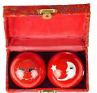 Chinese Health Exercise Stress Baoding Balls Relaxation Therapy Sun Moon Design