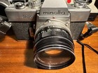Vintage Slr Camera Lot Of 9  Canon Minolta Pentax - Untested As Is