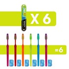Reach Crystal Clean Toothbrush  Firm Bristles  1 Count  pack Of 6   Assorted