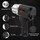 1 2  High Torque Air Impact Gun 1500ft-lbs Pneumatic Wrench Auto Shop