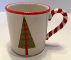 Yankee Candle Christmas Tree candy Cane Mug Votive 2 5  Inch Candle Holder