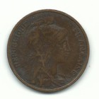 Very Nice Better Grade 1912 France 5 Centimes Coins-mar412