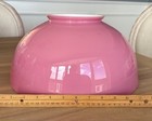 Aladdin Parlor Cased Glass Lamp Shade Pink Large 13 3 4    Fitter Antique Great 