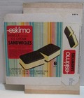 1971 Eskimo Ice Cream Sandwiches Box  Golden Quality Ice Cream