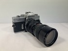 Minolta Srt 201 Slr 35mm Film Camera   Vivitar Auto Zoom 52mm Telephoto Lens