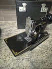 Vintage Singer Featherweight 221 Sewing Machine Case Pedal Attachments