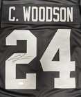 Raiders Hof er Charles Woodson Signed Custom Replica Black Jersey Auto - Jsa
